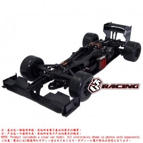 3 Racing 1/10 Sakura FGX2018 FORMULE 1 VERT corps F1 Kit Voiture #KIT-FGX-EVO2018/GR 