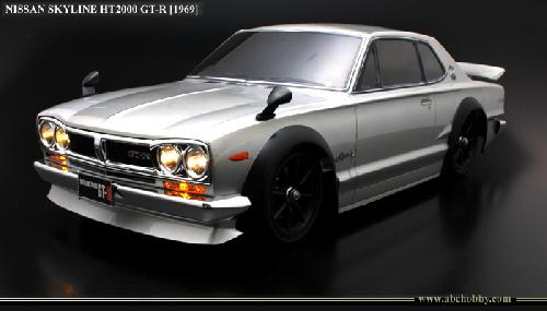 ABC Hobby 66093 - 1⁄10 Nissan Skyline HT2000 GT-R 1969 KPGC10 Body with  Light Bucket