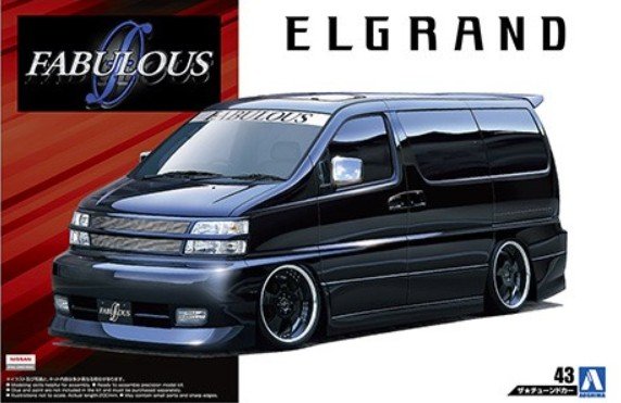 E51 Fujimi 187495 2002 Nissan Elgrand JDM 1:24