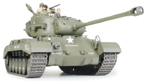 Tamiya 35254 1 35 Scale Military Model Kit U S Medium Tank M26 Pershing T26e3