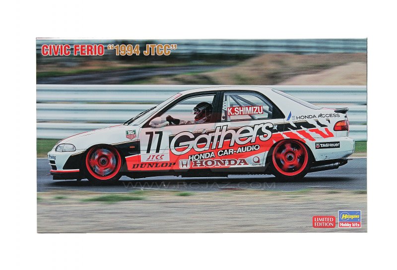 Hasegawa 20422 1/24 Model Sports Car Kit Team Gathers Honda Civic Ferio JTCC '94 