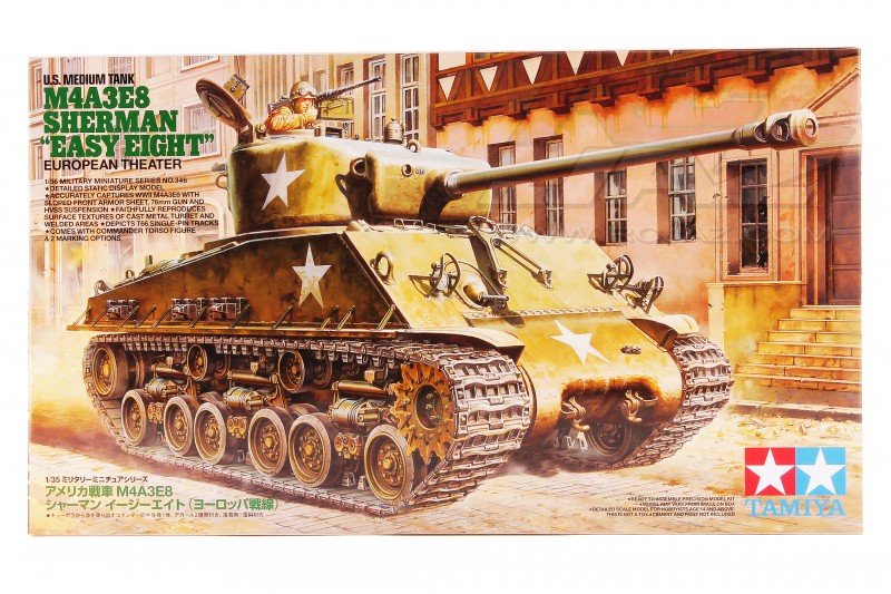 Tamiya 1/35 US Medium Tank M4A3E8 Sherman  Easy Eight  35346
