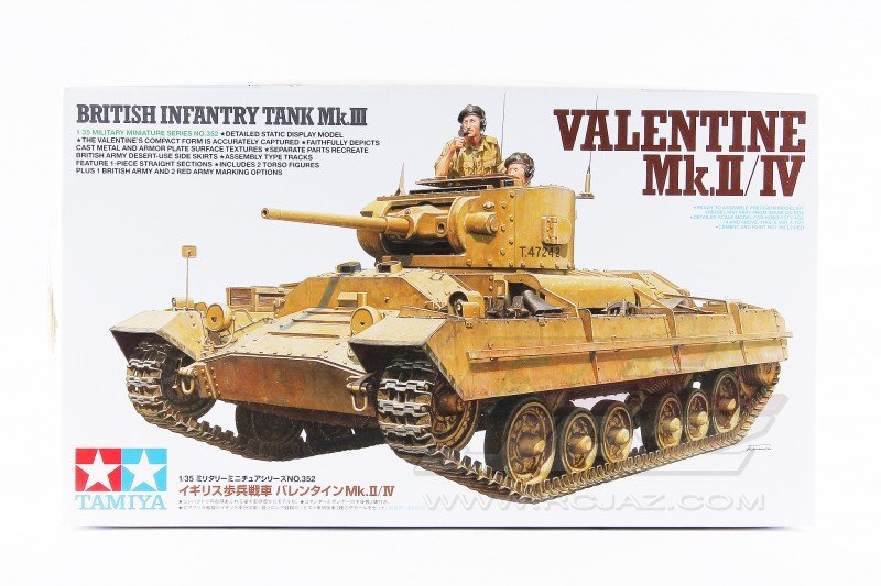II/IV Parts Tree A from Kit No 35352 Tamiya 1/35th Scale Valentine Tank Mk 