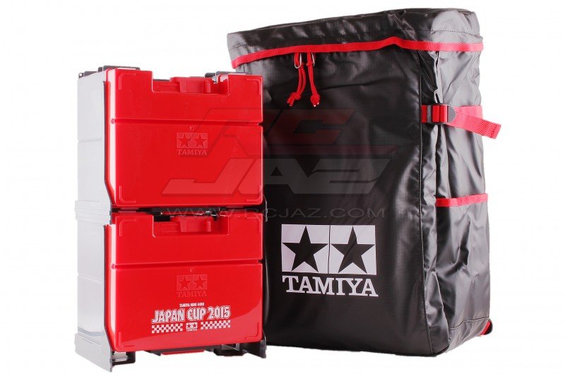 TAMIYA 67233 Mini 4WD Racer Portable Pit Backpack Black Red 27L MODEL RACE CAR 