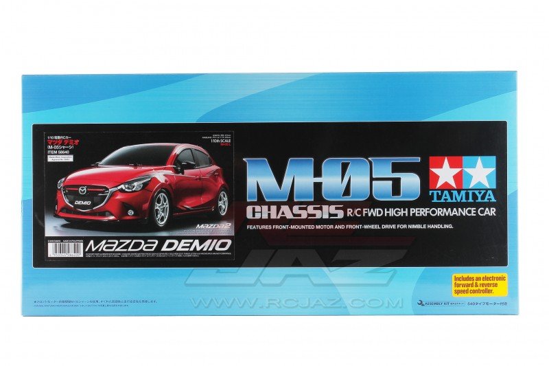 Tamiya 58640 1/10 RC FWD Car M-05 Chassis Mazda Mazda2 Demio DJ Kit w/ESC 