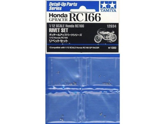 Tamiya 1/12 Honda Rc166 Rivet Set for Tam14113 Japan for sale online 