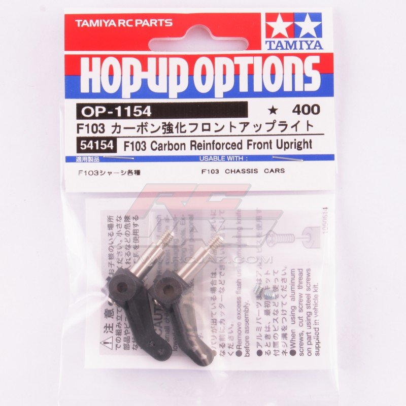 Tamiya 54154 RC F103 Carbon Reinforced Front Upright for sale online 