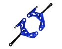 3RACING Auper D6 Aluminum Front Lower Arm Ver. 2 Blue - SAK-D6802/BU/V2