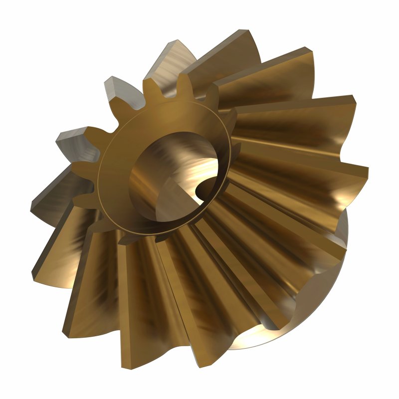 3RACING Sakura D5S Parts 14T Metal Bevel Gear (90 degree) - SAK-D512