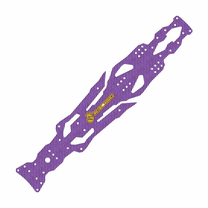 3RACING SAKURA D6 Carbon Graphite Main Chassis Purple Coloured - SAK-D603GA/PU