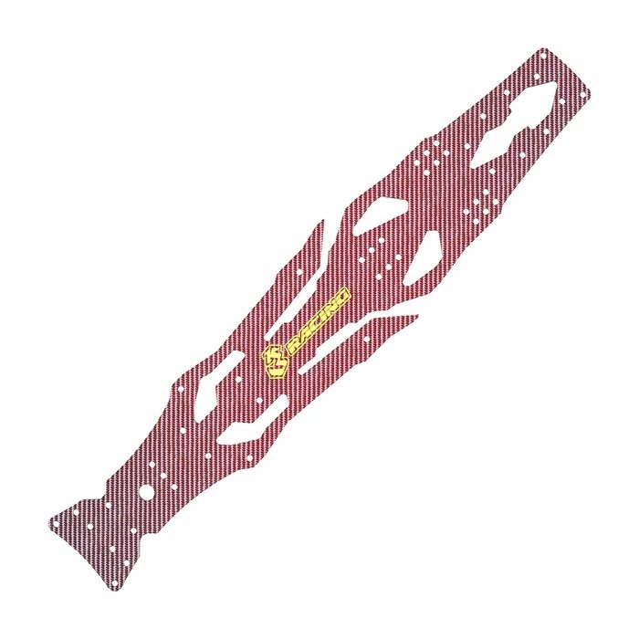 3RACING SAKURA D6 Carbon Graphite Main Chassis Red Coloured - SAK-D603GA/RE