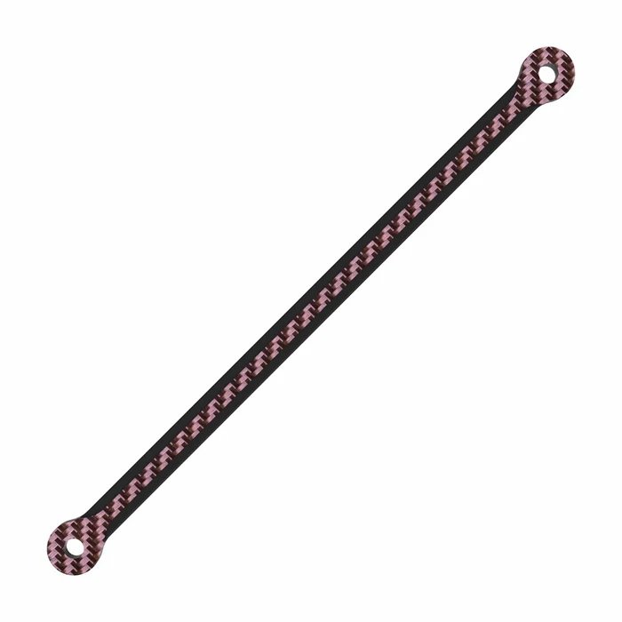 3RACING SAKURA D6 Carbon Graphite Rear Body Post Stiffener Plate Red Colour - SAK-D645GA/RE