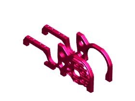 3RACING Sakura FF Aluminium Front Motor Mount - SAK-F06/PK