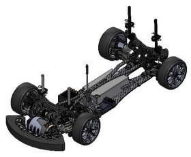 3RACING 1:10 Sakura FF 20 Front-Wheel Drive RC Car Kit