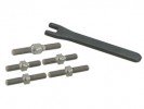 Kyosho FW06 Tamiya DT02 Titanium Turnbuckle Set - 3RACING TBS-FW06/V1 Kyosho FW06 Tamiya DT02 Titanium Turnbuckle Set - 3RACING TBS-FW06/V1