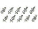 Kyosho Mini Inferno ST 64 Titanium Ball Stud 4.8mm (10 Pcs) - 3RACING MIF-004