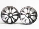 Kyosho Mini-Z Min Z Monster 5 Dual Spoke Rim /4pcs (Titanium) - 3RACING MZM-001C/T