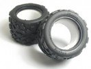 Kyosho Mini-Z Monster Rubber Tire (1 Pairs) - 3RACING MZM-016 Kyosho Mini-Z Monster Rubber Tire (1 Pairs) - 3RACING MZM-016