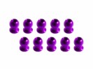 3RACING 5.8MM Hex Ball Stud L=5 (10 pcs) - Purple - 3RAC-BS58H5/PU