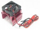 3RACING Motor Heat Sink W/ Fan For 540 Motor (High Finger) - Red - 3RAC-MHS004/RE 3RACING Motor Heat Sink W/ Fan For 540 Motor (High Finger) - Red - 3RAC-MHS004/RE
