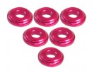 3RACING Aluminium Shock Tower Shim (6pcs) - Red - 3RAC-WFS820/RE