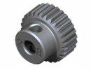 3RACING 64 Pitch Pinion Gear 28T (7075 w/ Hard Coating) - 3RAC-PG6428