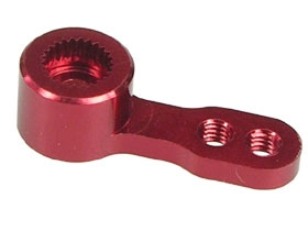 3RACING 3.0mm Aluminium Single Servo Arm For Ko Propo/Sanwa - Red - 3RAC-HKS30/RE