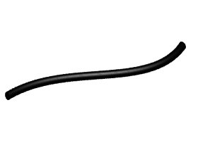 3RACING 12AWG Silicon Cable (36 inch) - Black - BAT-CA1236/BL