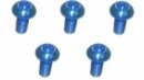 3RACING M3 x 6 AL7075 Button Head Hex Socket - Machine (5 Pcs) Light Blue - TS-BSM306AL/LB 3RACING M3 x 6 AL7075 Button Head Hex Socket - Machine (5 Pcs) Light Blue - TS-BSM306AL/LB