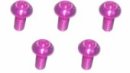 3RACING M3 x 6 AL7075 Button Head Hex Socket - Machine (5 Pcs) Pink - TS-BSM306AL/PK 3RACING M3 x 6 AL7075 Button Head Hex Socket - Machine (5 Pcs) Pink - TS-BSM306AL/PK