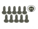 3RACING M3 x 8 Titanium Button Head Hex Socket - Self Tapping (10 Pcs) - TS-BSM308S