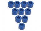 3RACING Aluminium M3 Flat Washer 4.0mm (10 Pcs) - Blue - 3RAC-WF340/BU