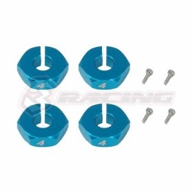 3RACING Wheel Adaptor (4mm) - Thick Ver.2 - 3RAC-WX124/V2/LB