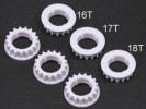 Tamiya TA05 TA-05IFS TA05-R Center Bulk Pulley Gear 16T, 17T and 18T - 3RACING TA05-21A