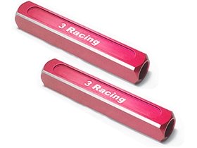 3RACING 13mm Droop Gauge Blocks (2 Pcs) - Red - ST-003/RE