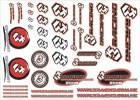 3RACING Sticker 2008 - Red - 3RAD-SK02/RE 3RACING Sticker 2008 - Red - 3RAD-SK02/RE