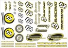 3RACING Sticker 2008 - Yellow - 3RAD-SK02/YE 3RACING Sticker 2008 - Yellow - 3RAD-SK02/YE