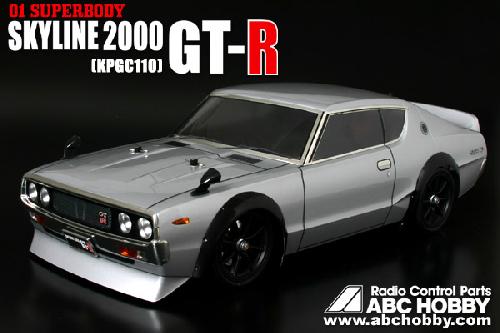 ABC Hobby 66088 - 1/10 NISSAN SKYLINE GT-R KPGC110 Body with Light Bucket