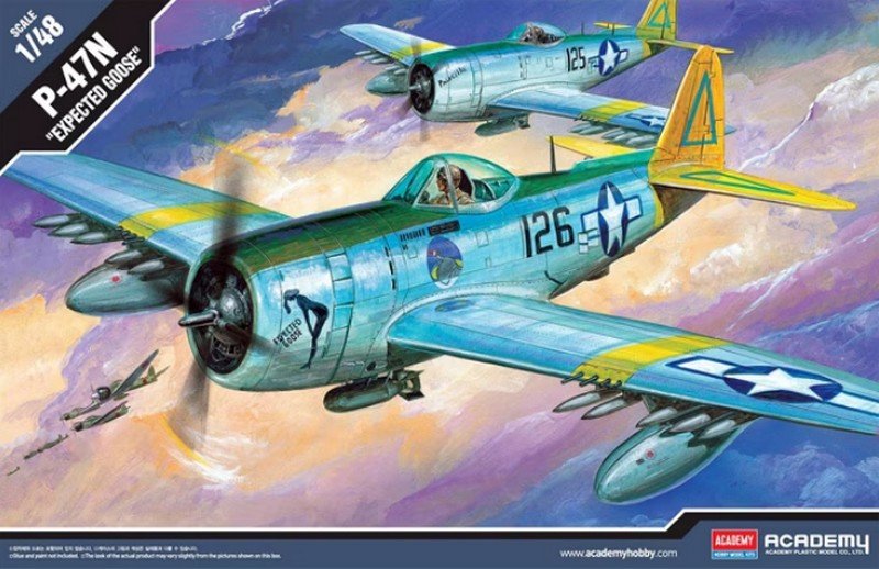 Academy 12281 - 1/48 P-47N Special \'Expected Goose\'