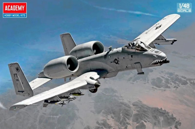 Academy 12348 - 1/48 USAF A-10C 75th FS Flying Tigers
