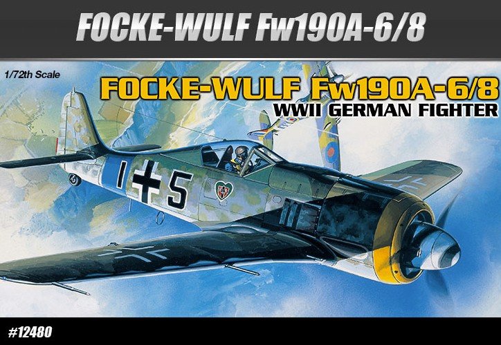 Academy 12480 - 1/72 FOCKE-WOLF FW-190A6/8 (AC 2120)