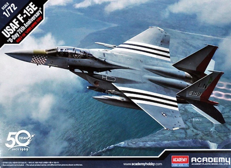 Academy 12568 - 1/72 Usaf F-15E \'D-Day 75th Anniversary\'