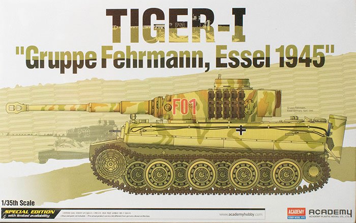 Academy 13299 - 1/35 Tiger-I \'Gruppe Fehrmann, Essel 1945\'