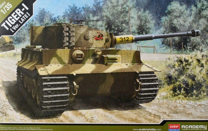 Academy 13314 - 1/35 German Tiger-1 \'Late Version\'