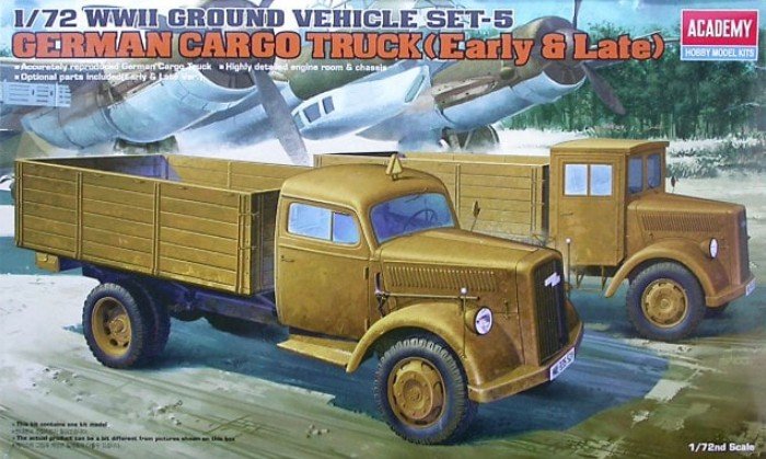 Academy 13404 - 1/72 German Cargo Truck (KMO)