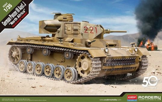 Academy 13531 - 1/35 German Panzer III Ausf.J \'North Africa\'