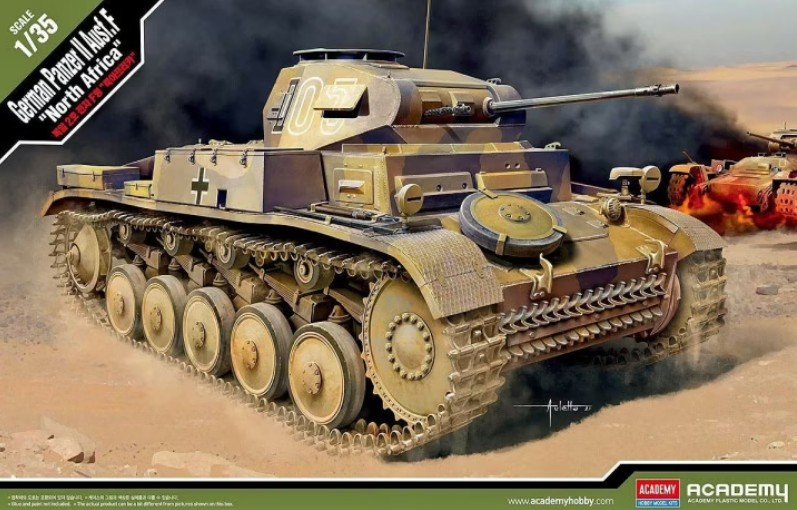 Academy 13535 - 1/35 German Panzer II Ausf.F \'North Africa\'