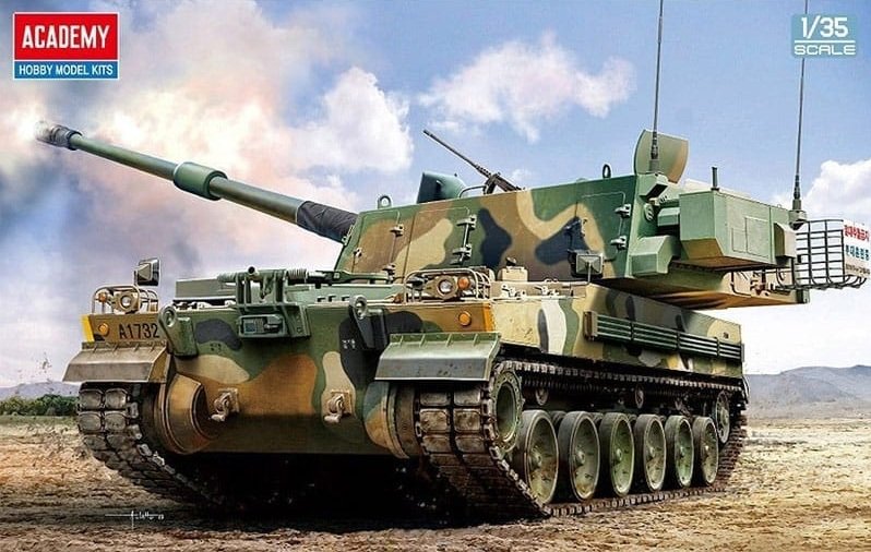 Academy 13561 - 1/35 R.O.K. Army K9A1 155mm Self-Propelled Howitzer