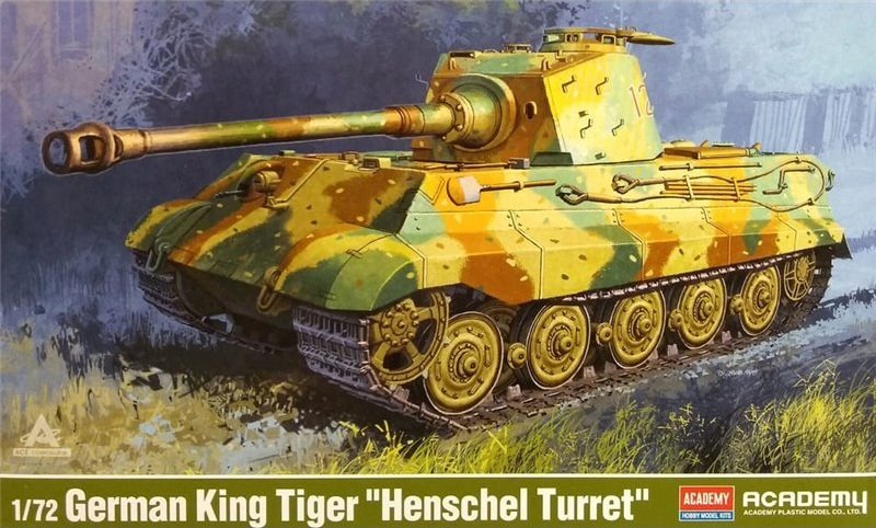 Academy 13423 - 1/72 German King Tiger Henschel Turret