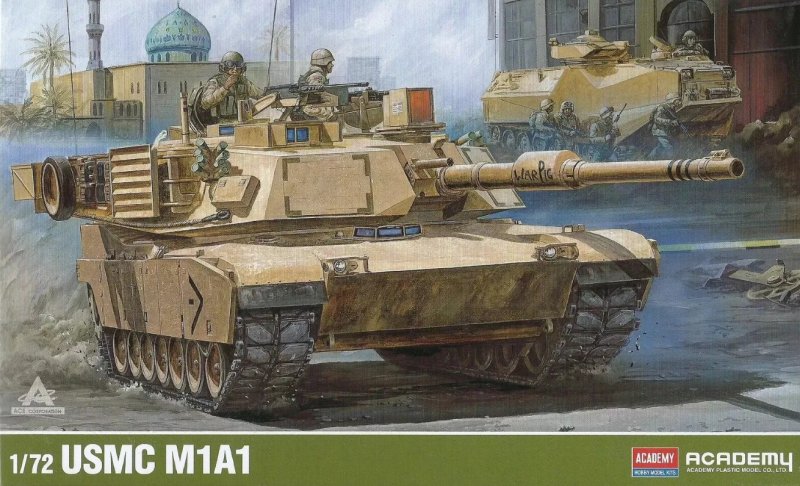 Academy 13430 - 1/72 USMC M1A1